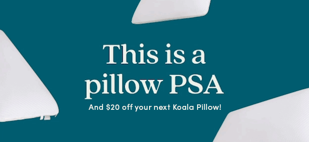 This is a pillow PSA