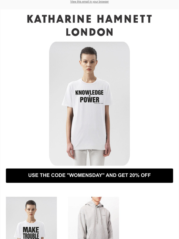 A 20% OFF GIFT FOR INTERNATIONAL WOMENS DAY