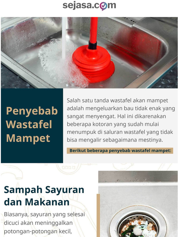 -Ini penyebab wastafel rumah mampet!