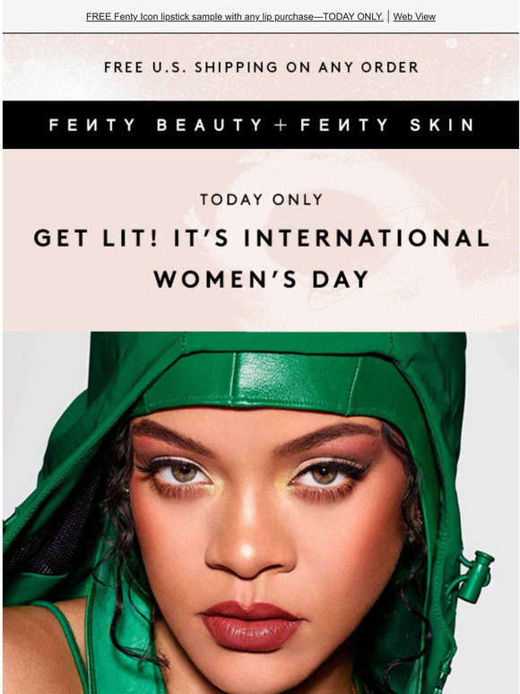 Fenty Beauty Email Newsletters Shop Sales, Discounts, and Coupon Codes