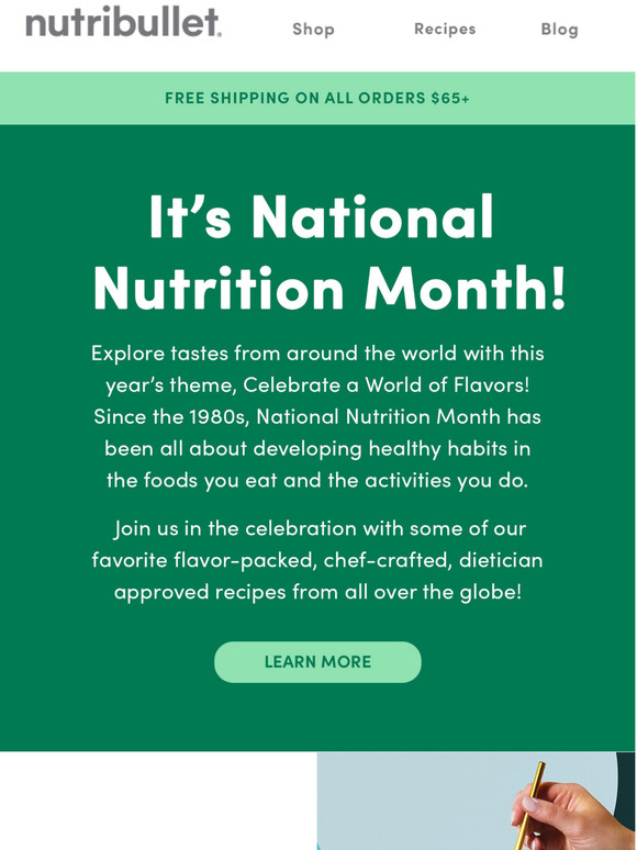 Nutribullet Celebrate National Nutrition Month Milled