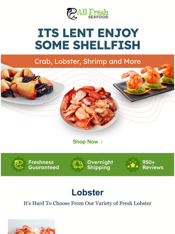 All Fresh Seafood: Shellfish Ideas for Lent | Milled