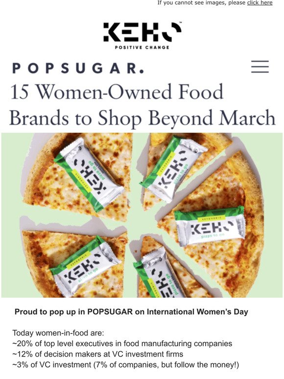KEHO POPPED UP IN POPSUGAR (MINUS THE SUGAR)