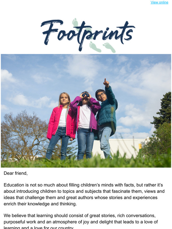 Footprints Nature Quest - a Truly LIVING Education