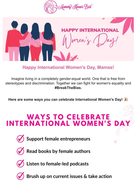 Heres how you can celebrate women today! 