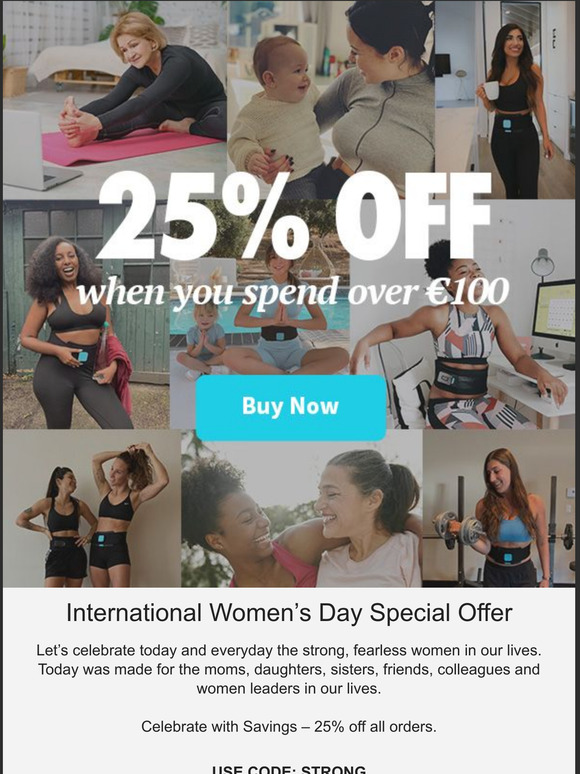 Happy #IWD2022 from Slendertone.