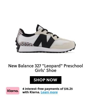 New Balance 327 "Leopard" Preschool Girls' Shoe