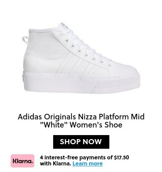 adidas Originals Nizza Platform Mid "White" Women's Shoe