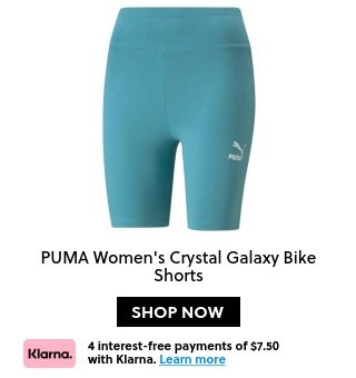 PUMA Women's Crystal Galaxy Bike Shorts