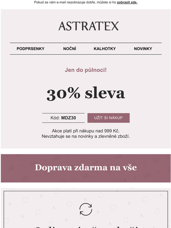 O plnoci kon 30% sleva. Vyuijte ji.