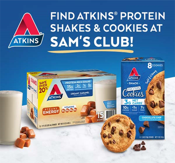 Find Atkins® Protein Shakes & Cookies at Sam's Club