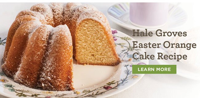 Hale Groves Easter Orange Cake