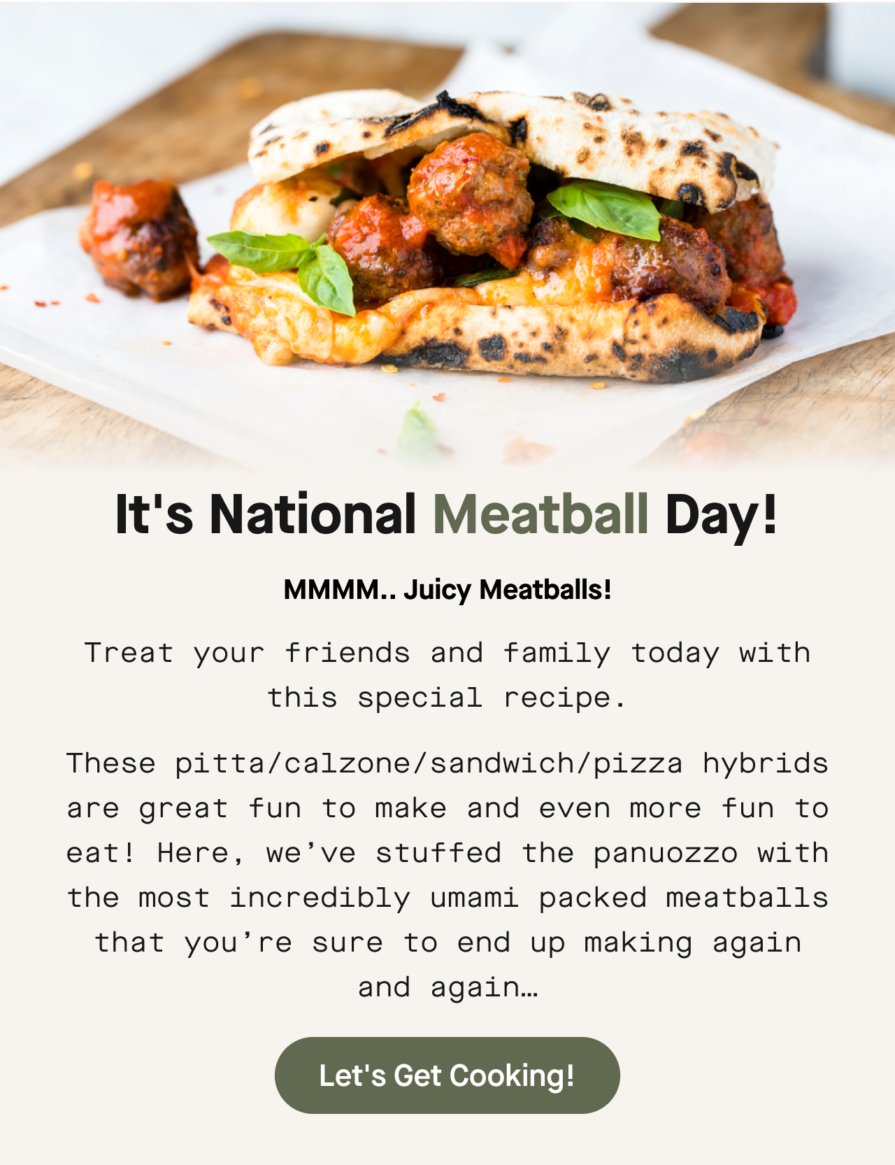 It's National Meatball Day