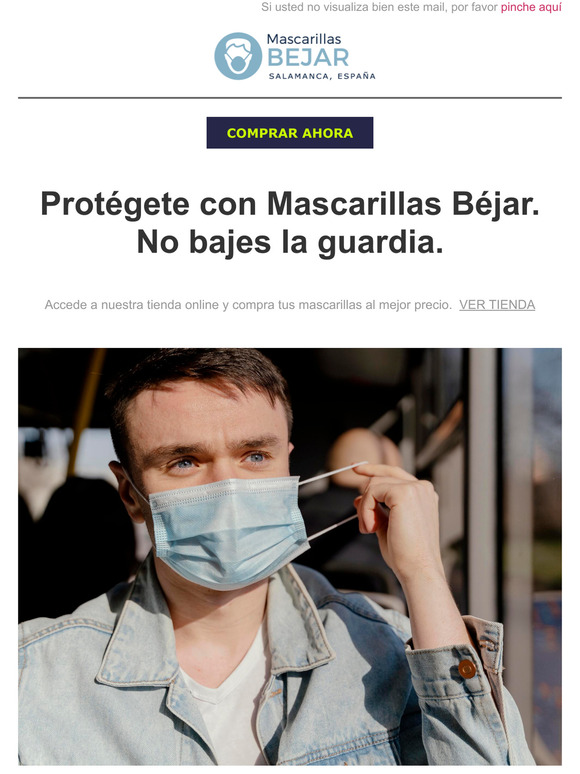 Protgete con Mascarillas Bjar
