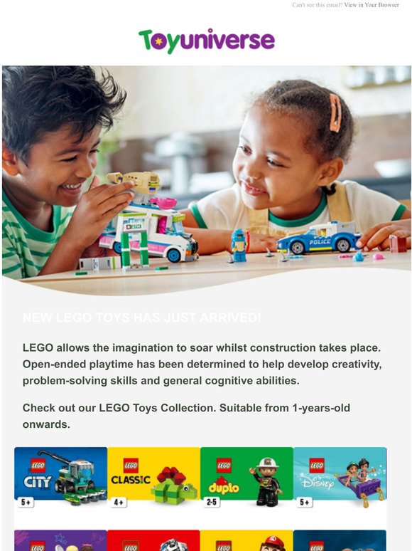 New LEGO Toys Has Just Arrived!