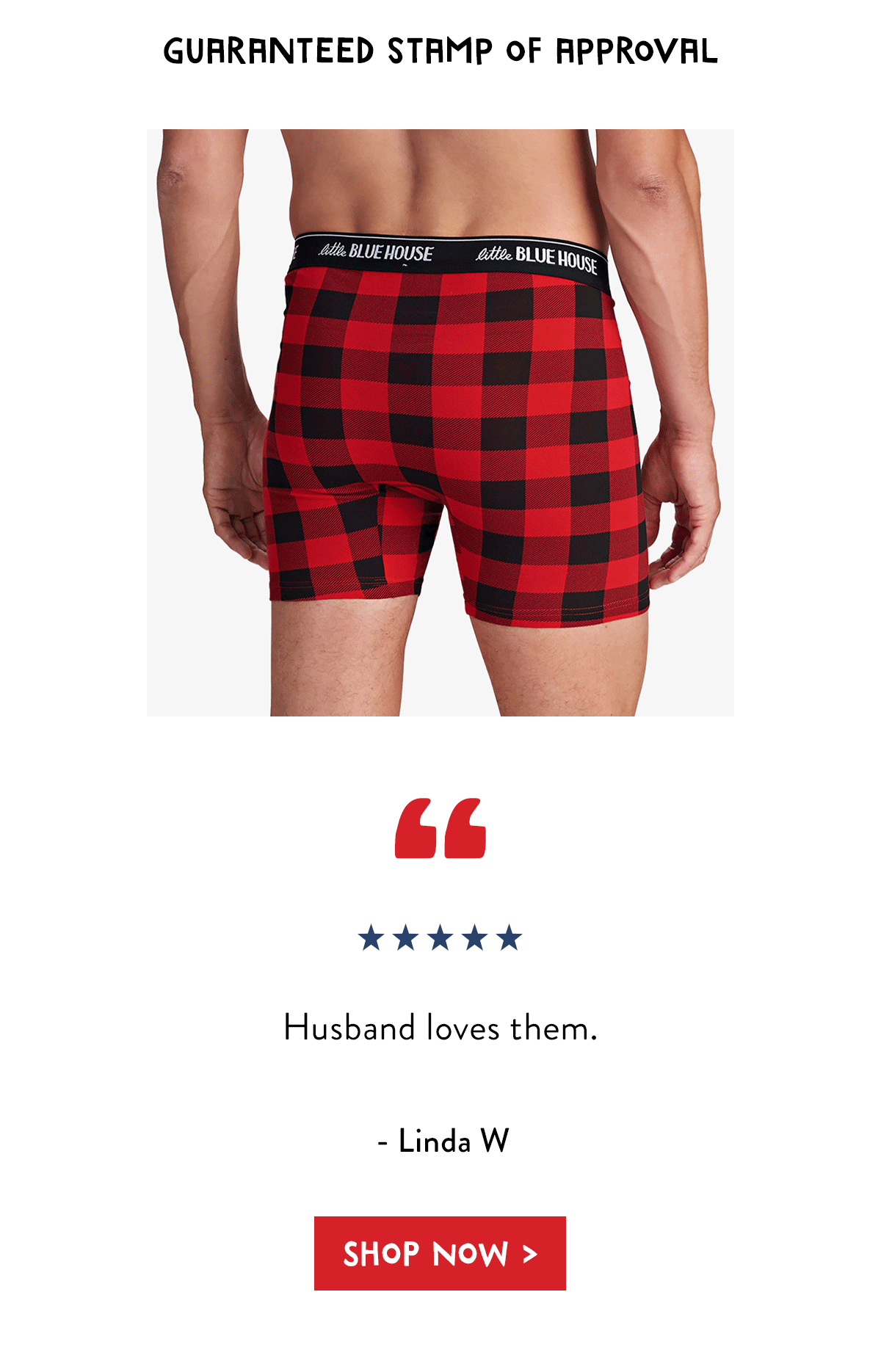 Little Blue House Cheer up his underwear drawer with our boxer briefs