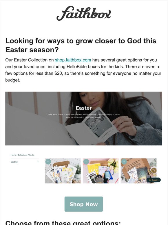 Looking for ways to grow closer to God this Easter season?