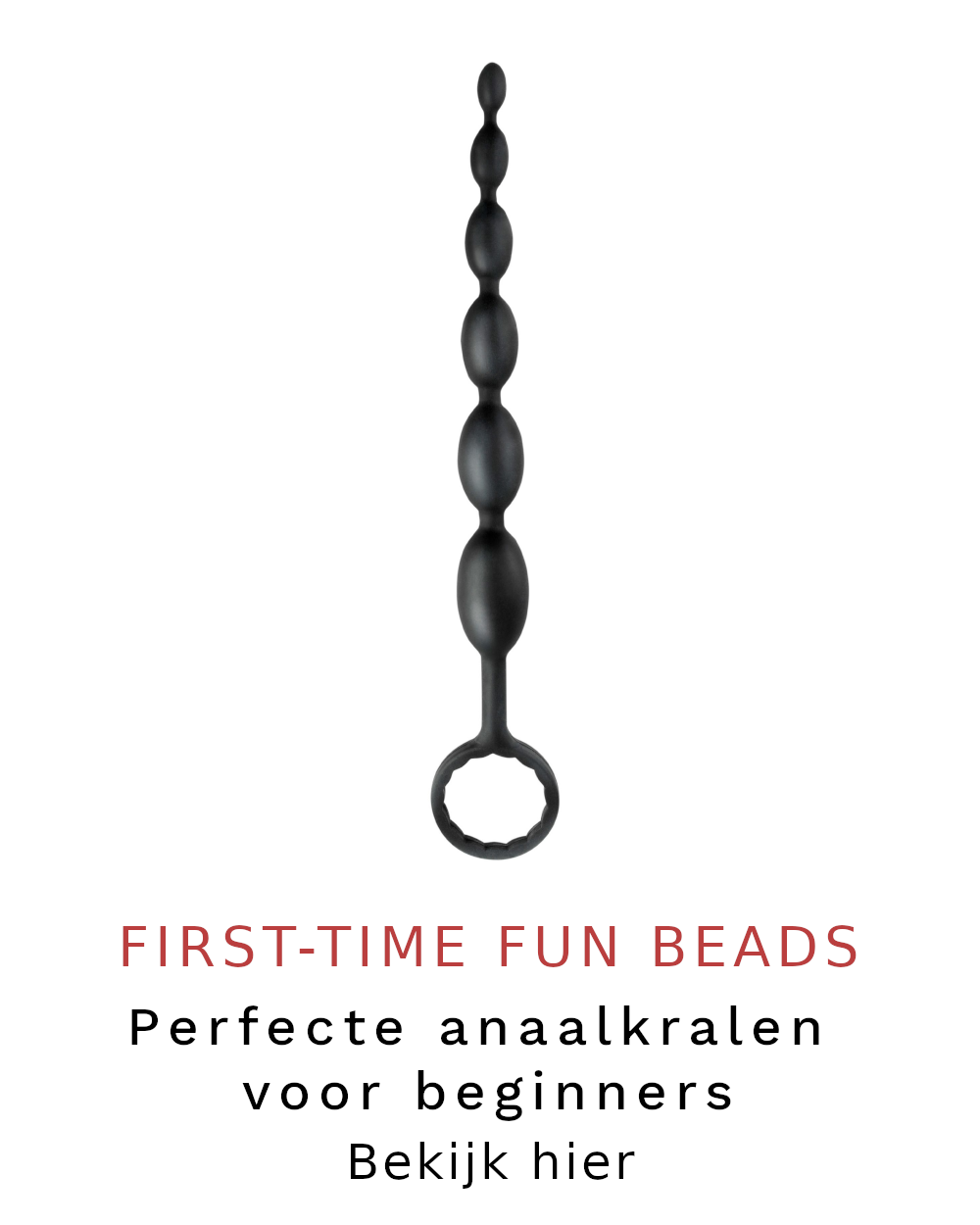 First-time fun beads, anaalkralen voor beginners