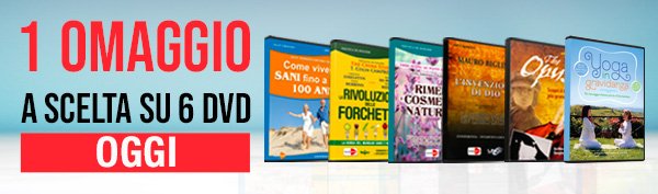 1 Omaggio a scelta su 6 Dvd