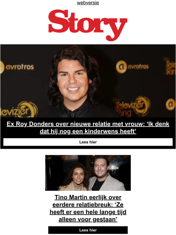 Webwinkel Story Ex Roy Donders over nieuwe relatie met vrouw Ik denk dat hij nog een