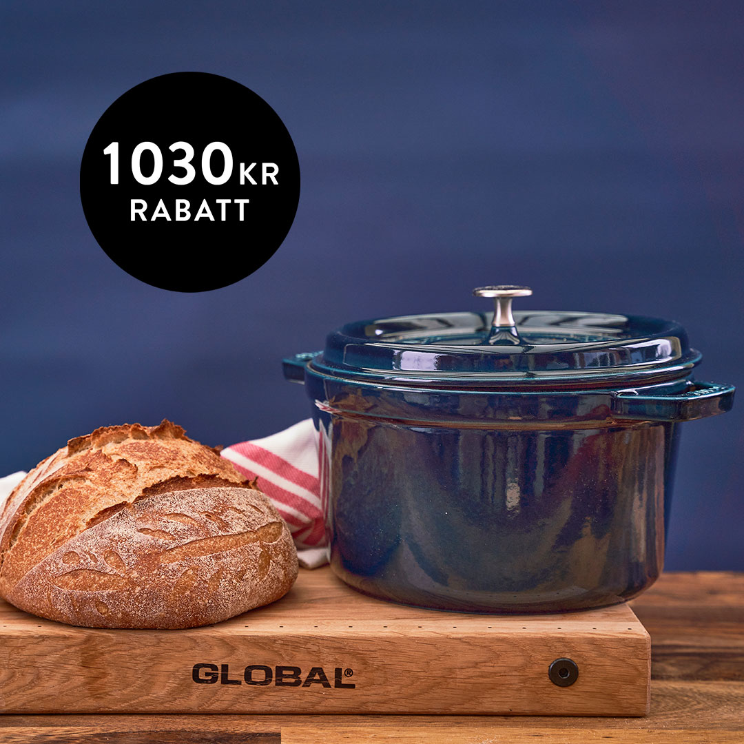 Staub La Cocotte støpejernsgryte 4,8 liter, petroleum