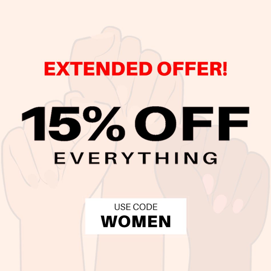 Live X Maintain 15 Off Extended Offer! International Women's Day