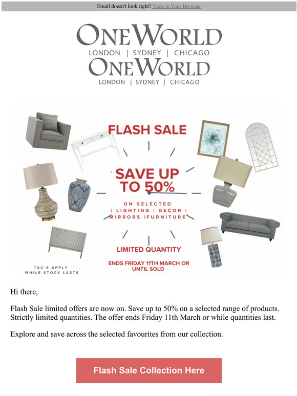 Flash Sale Save Up To 50% On Selected Items  | 3 Days only