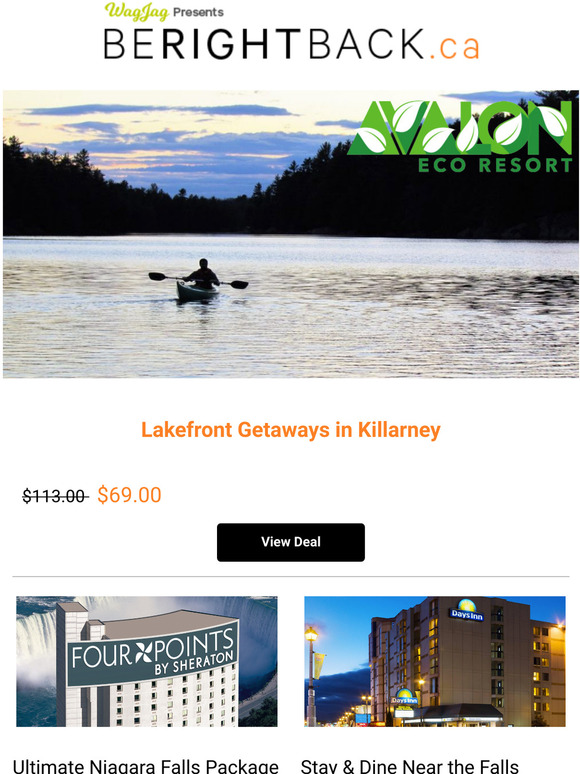 Lakefront Getaways in Killarney Starting at $69