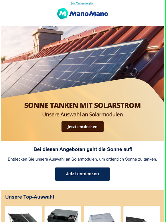 Tanken Sie Sonne mit Solarstrom