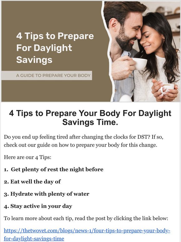 4 Simple Tips for Daylight Savings