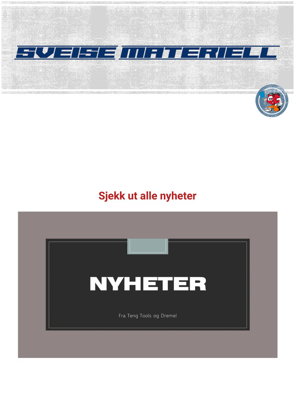 Sveise Materiell fra Verkty4u