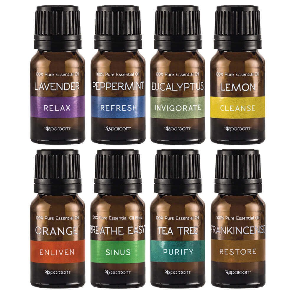 Image of 8 Pack of 5 mL 100% Pure Essential Oils