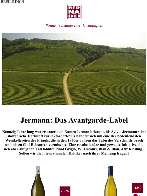 Jermann Es ist der Tag der groen Rabatte!