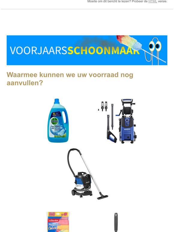 De grote voorjaarsschoonmaak al gepland?