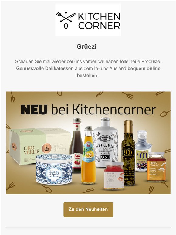 NEU bei Kitchencorner.ch