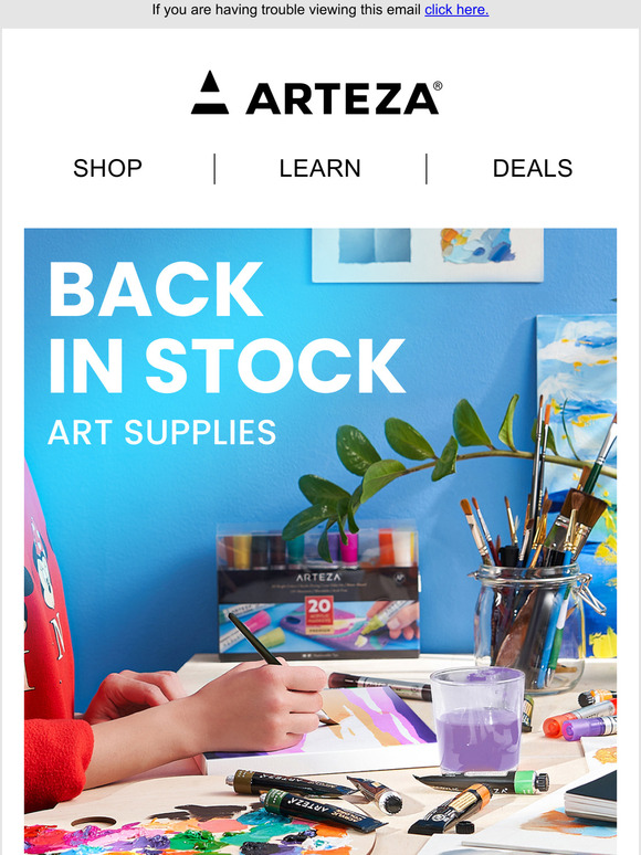 Arteza® Art Supplies Email Newsletters Shop Sales, Discounts, and