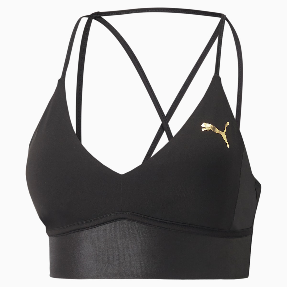 PUMA x PAMELA REIF Low Impact Luxe Damen Trainings-BH