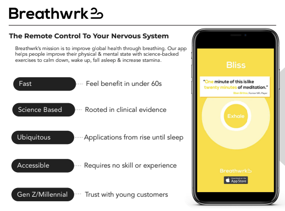 Breathwrk User Interface