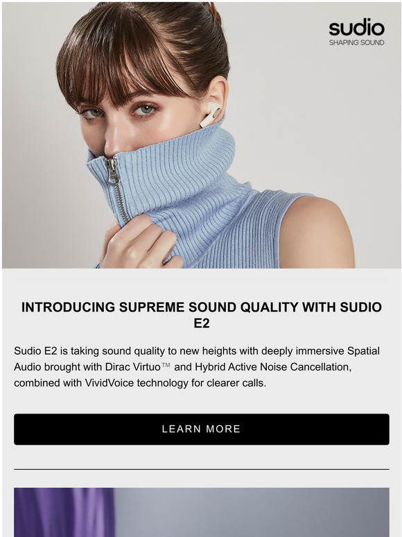NEW RELEASE: Introducing Sudio E2