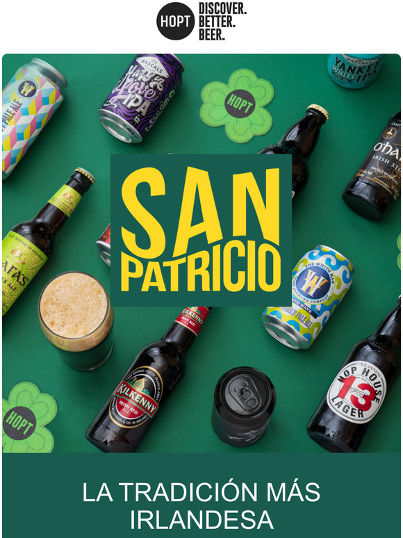 Nuestras mejores cervezas para celebrar el Da de San Patricio!