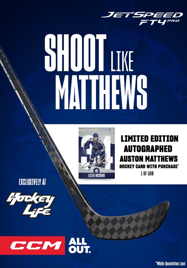 NHL - These Auston Matthews x CCM Hockey custom skates are