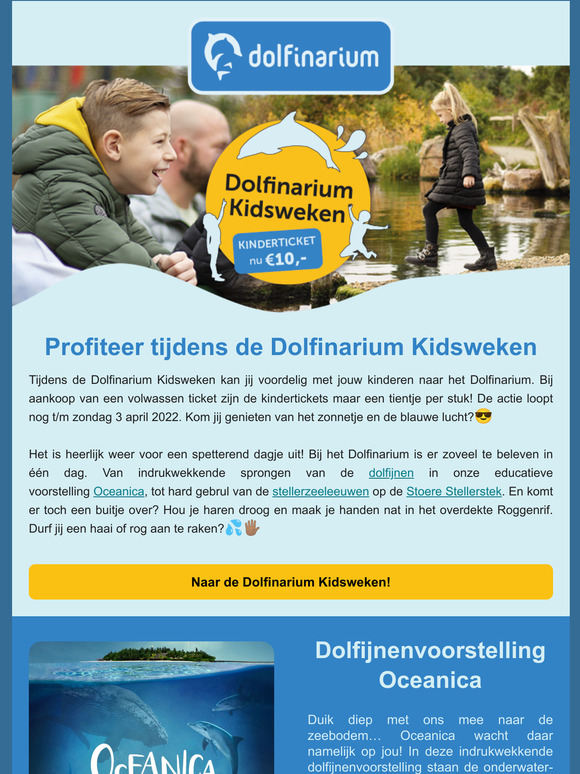 Dolfinarium Kidsweken!