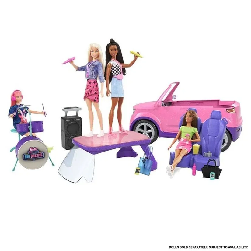 Barbie Big City Carro e Palco Transformavel - Mattel