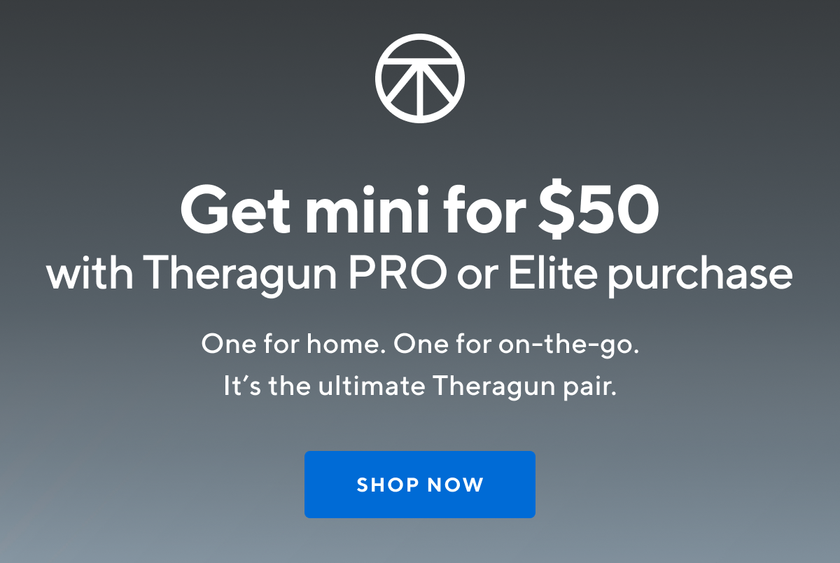 Theragun: LIMITED TIME: Get Theragun mini for $50