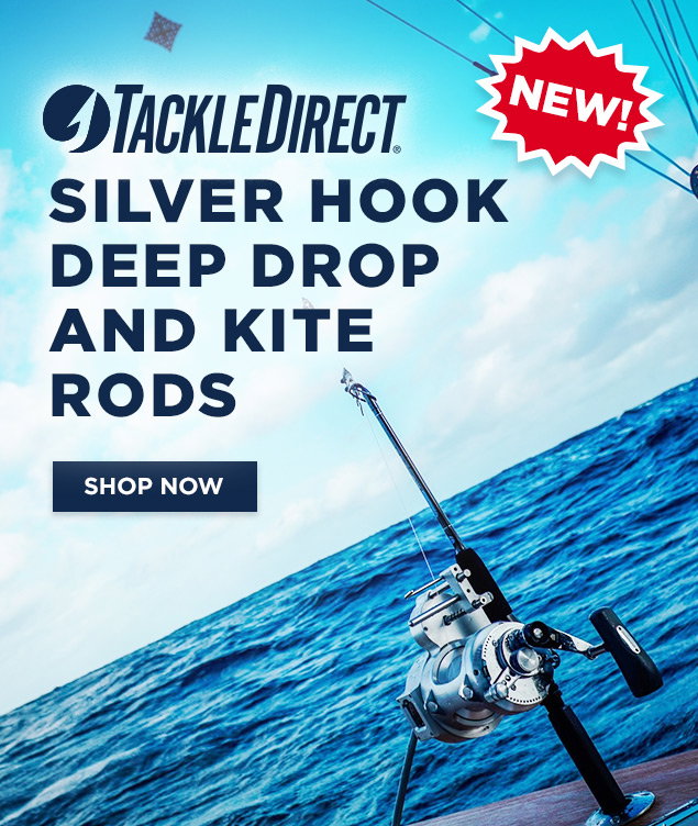 tackledirect: New! TackleDirect Silver Hook Deep Drop and Kite Rods