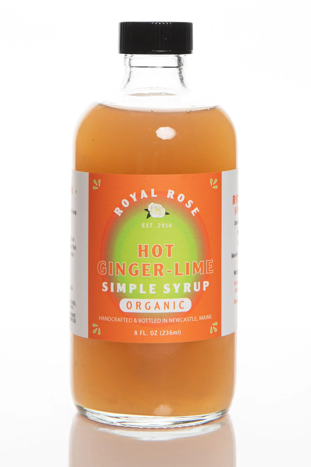 Image of Hot Ginger Lime Organic Simple Syrup