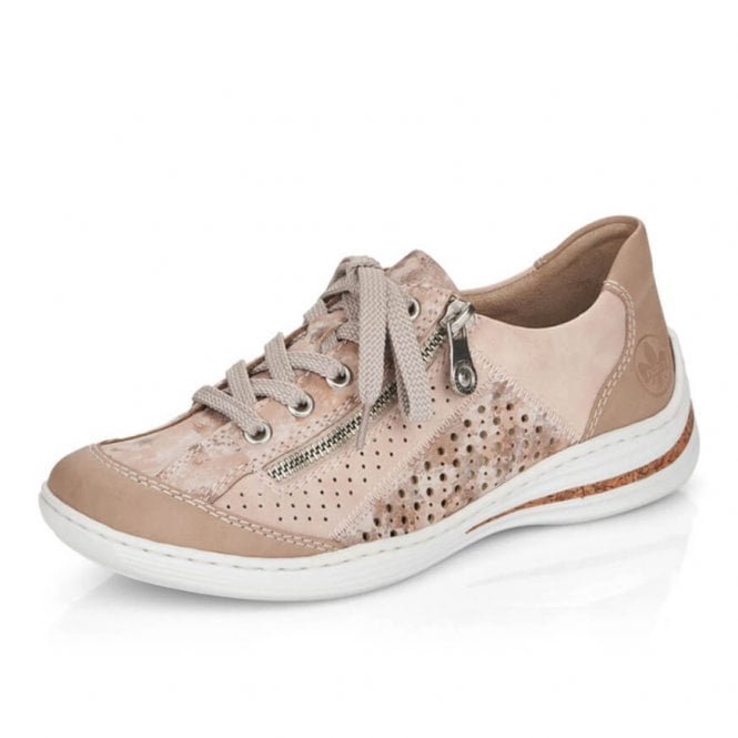 M35G6-31 Montreux Smart Casual Lace-Up Sneakers in Nude
