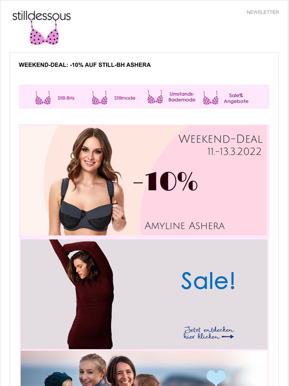 Weekend-Deal: -10% auf Still-BH Ashera