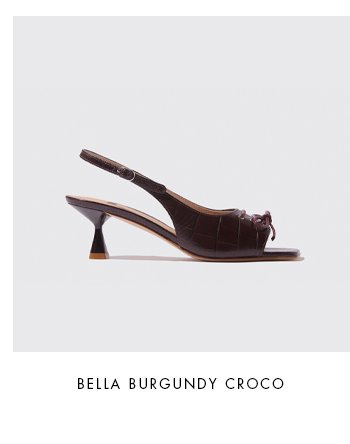 Bella Burgundy Croco