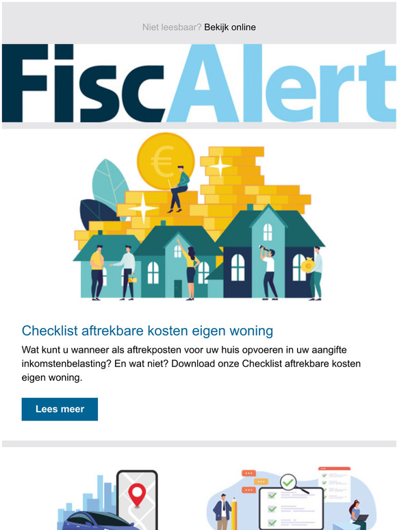 Fiscalert.nl Checklist aftrekbare kosten eigen woning Milled